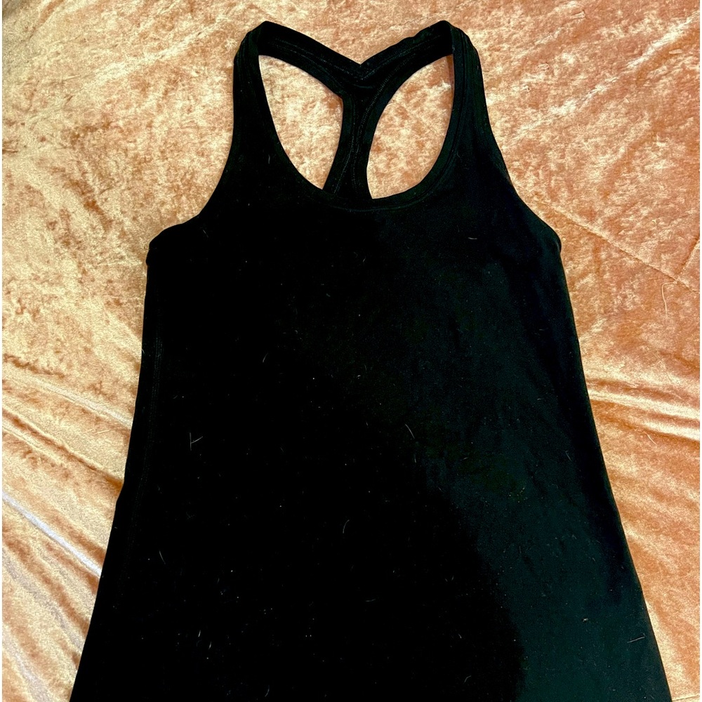 Black LuluLemon Racerback Tank Top